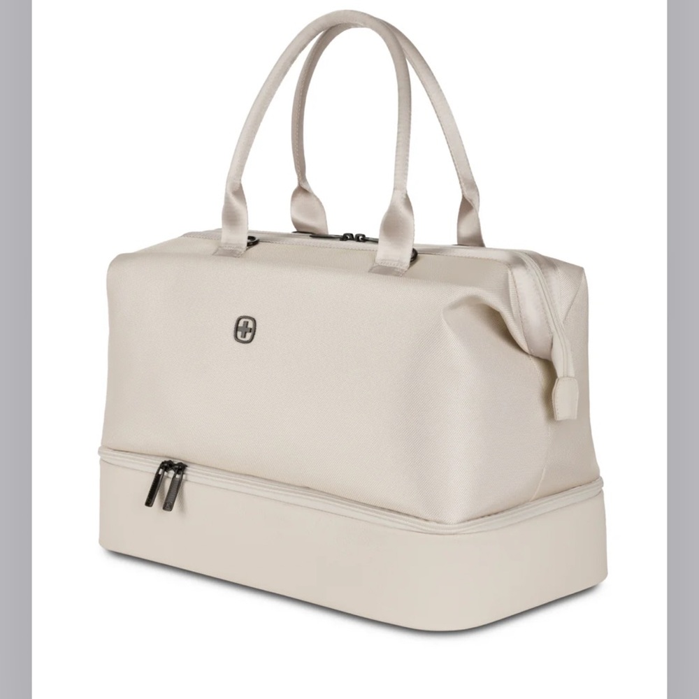 NEW SwissGear Carry On Weekender Travel Bag Sand White NWT